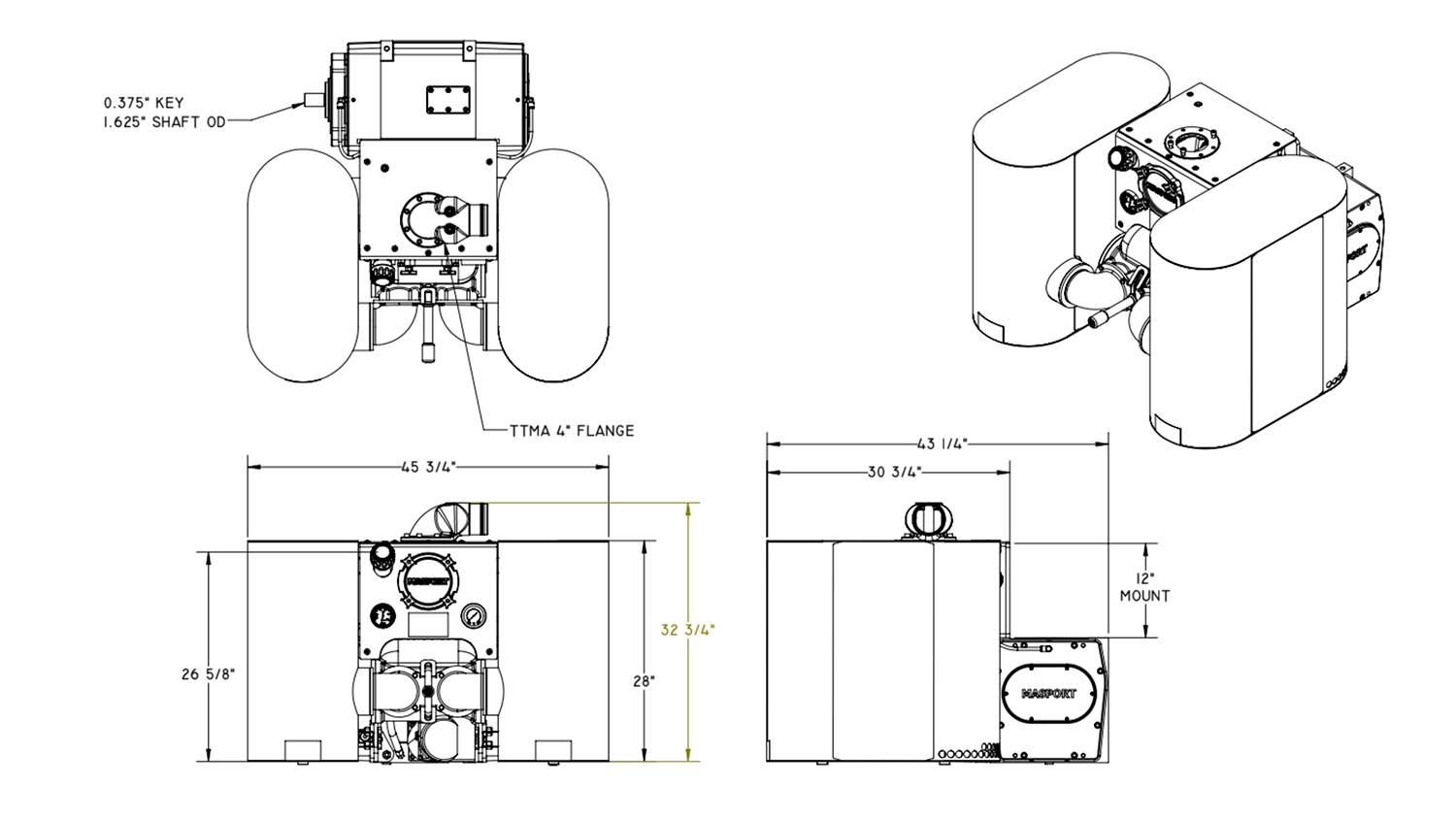 MB 100 High Vacuum Blower