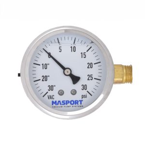 Vacuum Pressure Gauge Right Mount