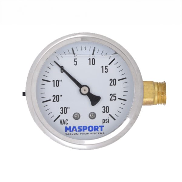 Vacuum Pressure Gauge Right Mount