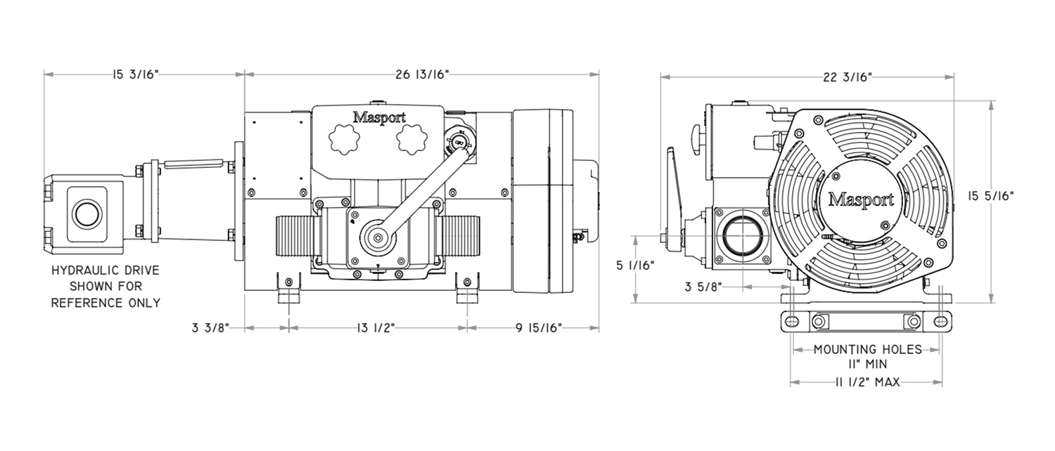 Sidewinder Hydraulic Drive
